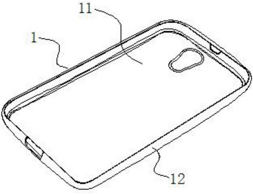 Transparent case matte three-dimensional effect treatment process and product