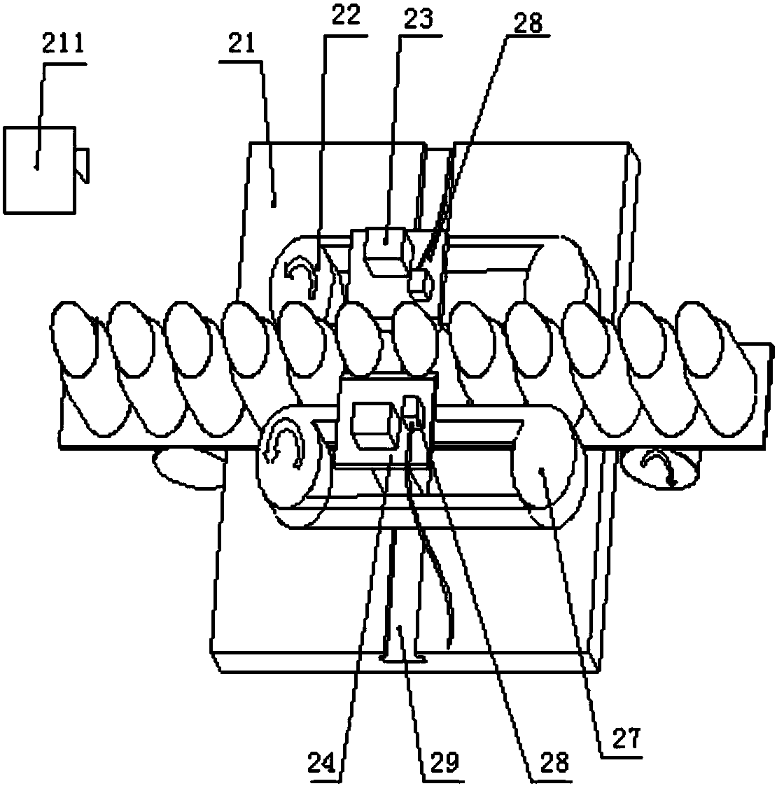 Automatic scratching machine for ampoule bottles