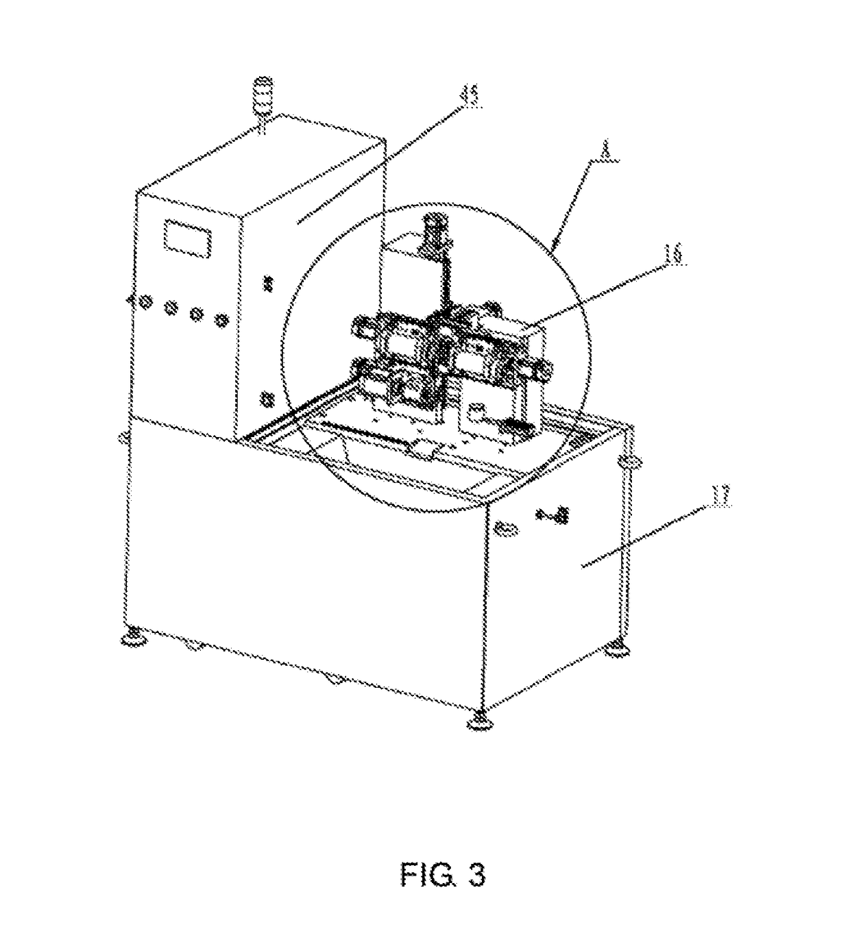 High-precision two-part flat chuck device and processing apparatus installed there-with