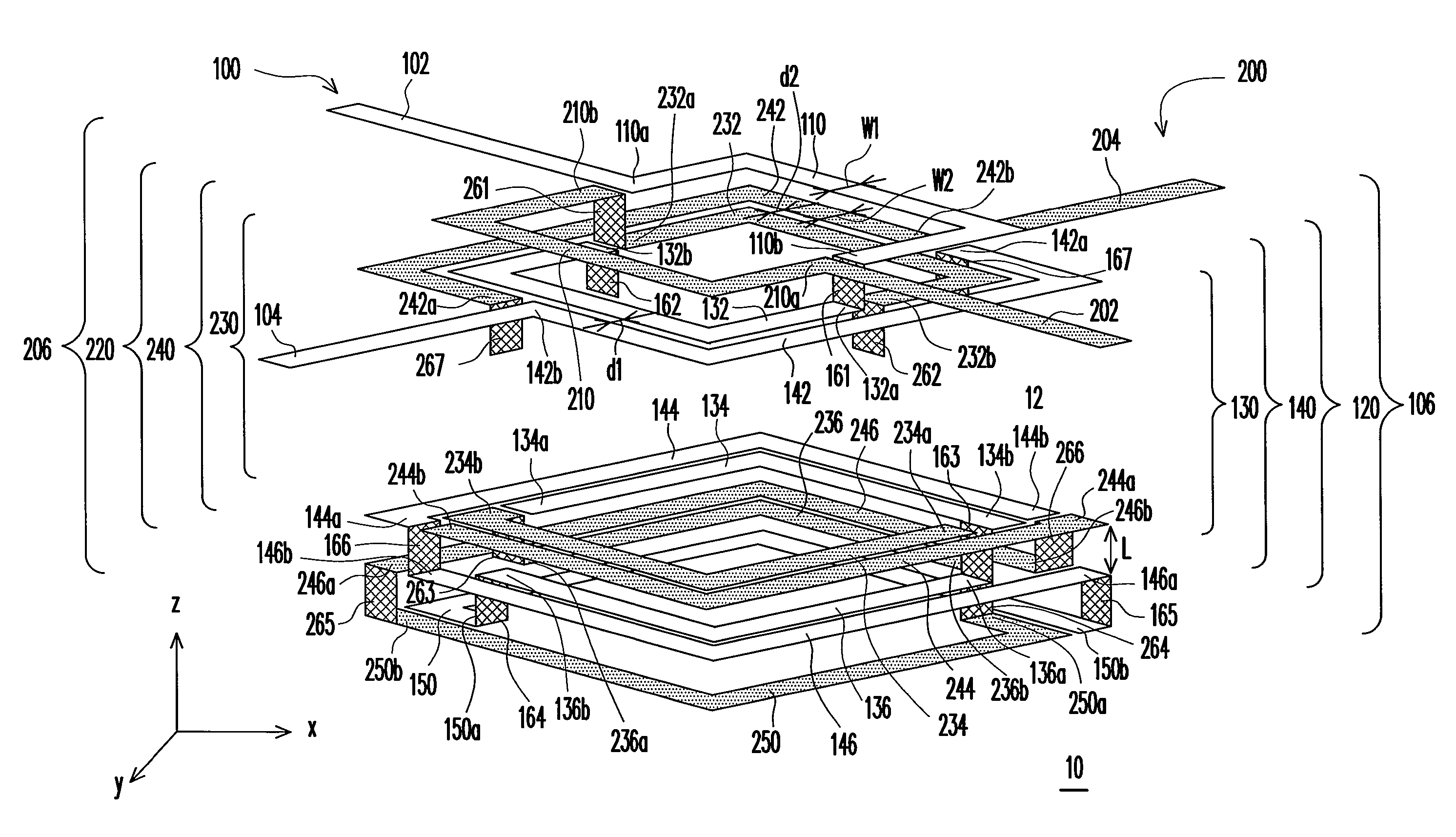 Three dimensional transformer