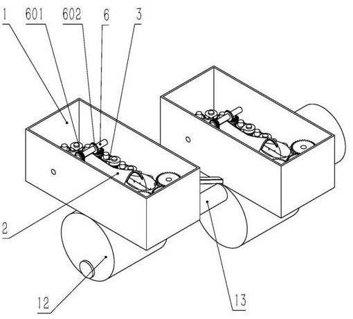 Diabetic foot massage device for peripheral vascular department