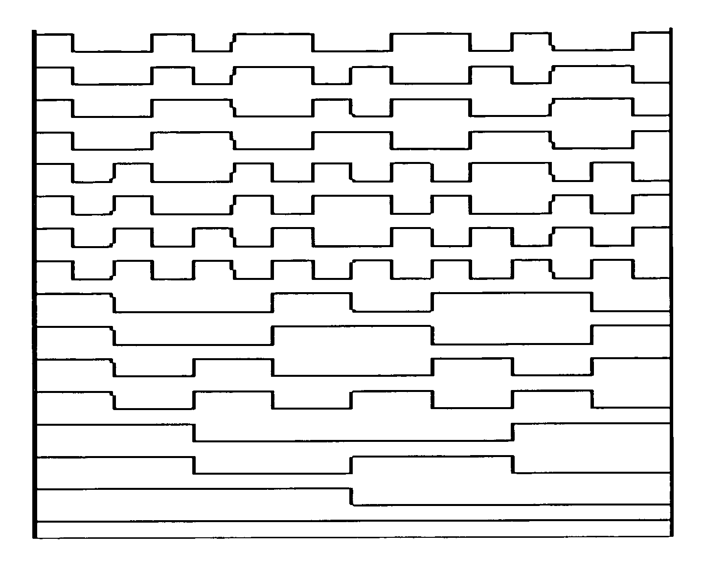 Enhancement of NMR vertical resolution using walsh function based inversion