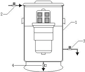 Hydrophilic film water purification device capable of treating raw water and manufacturing method of hydrophilic film water purification device