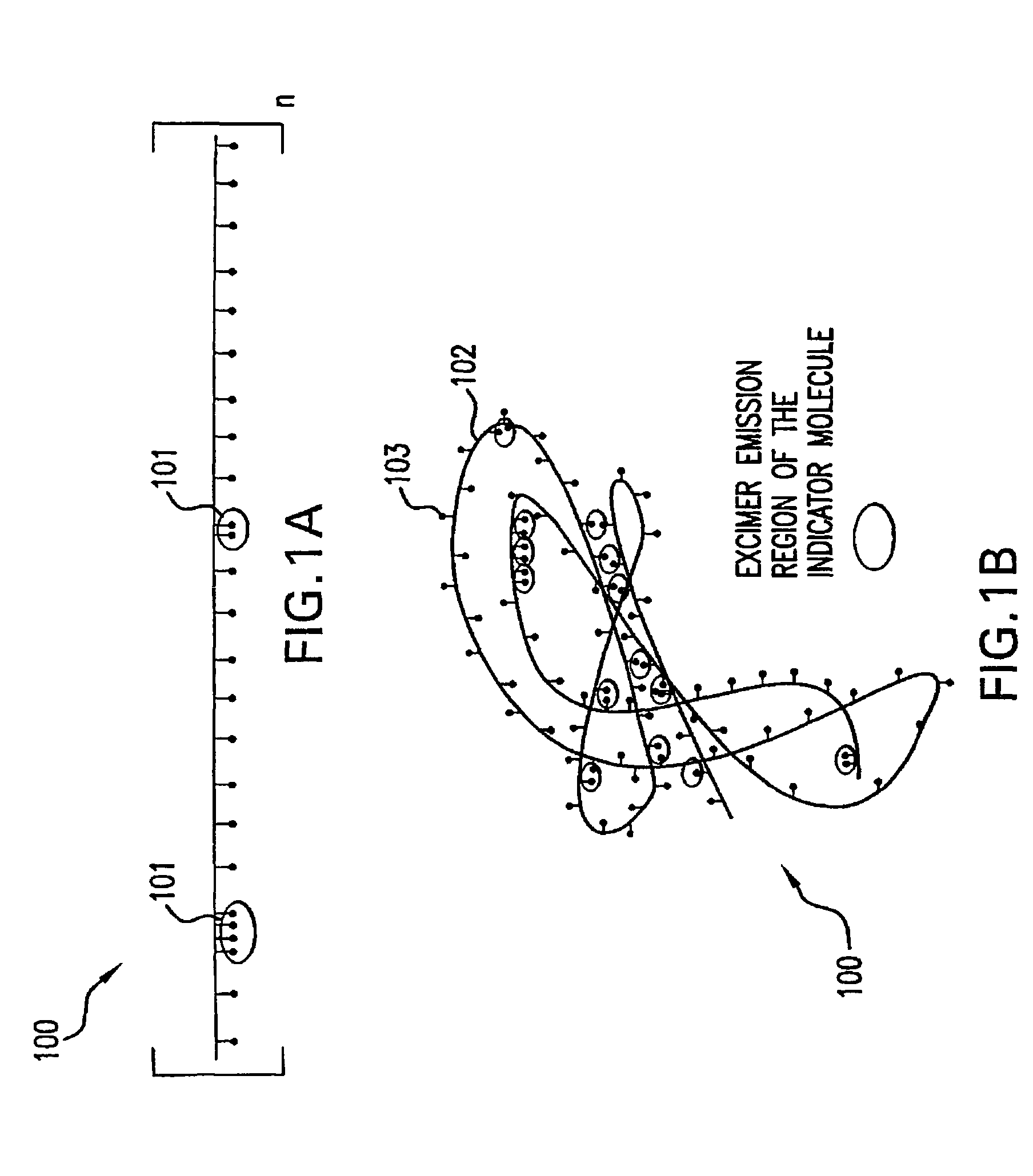 Non-covalent immobilization of indicator molecules