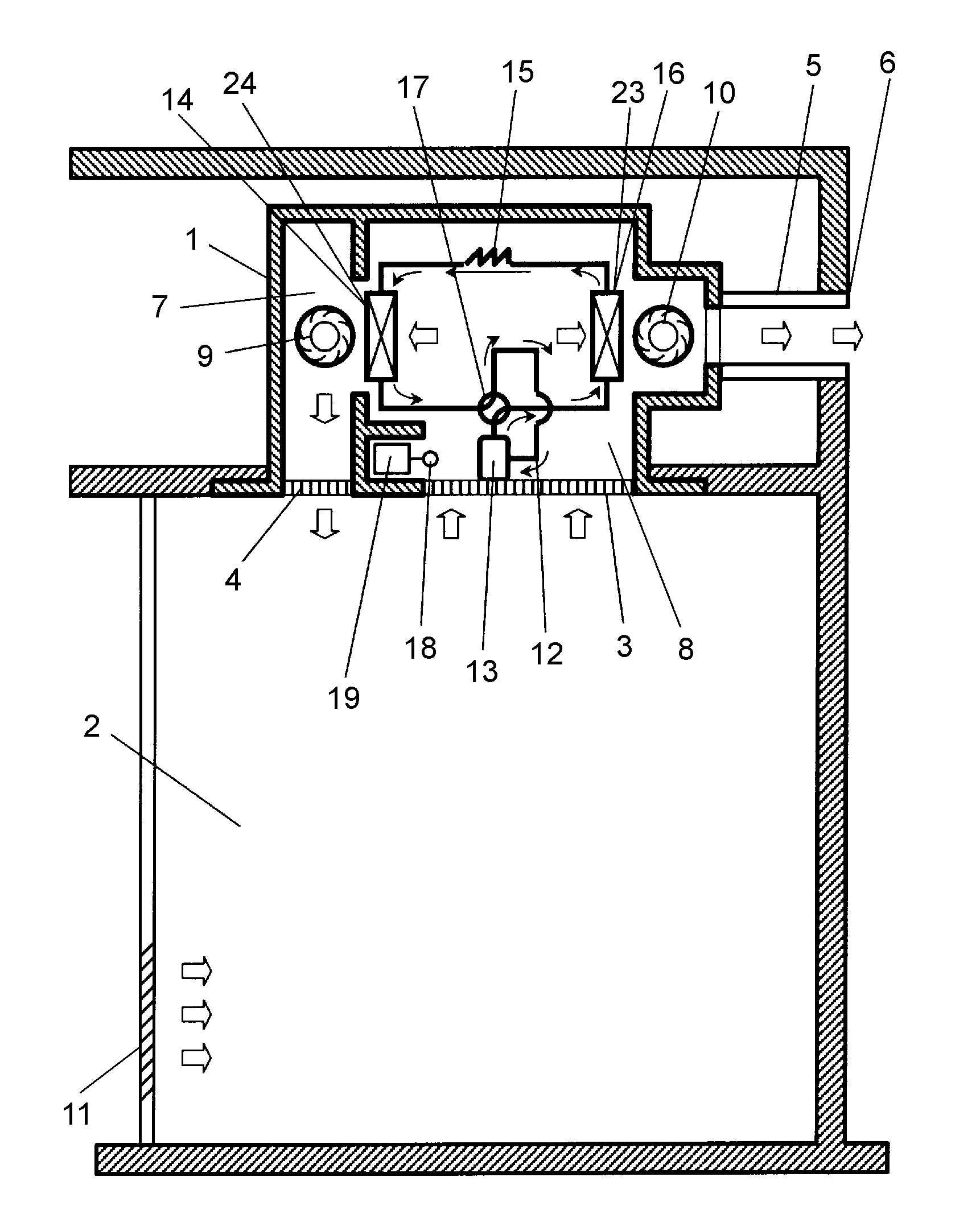 Bathroom air-conditioner