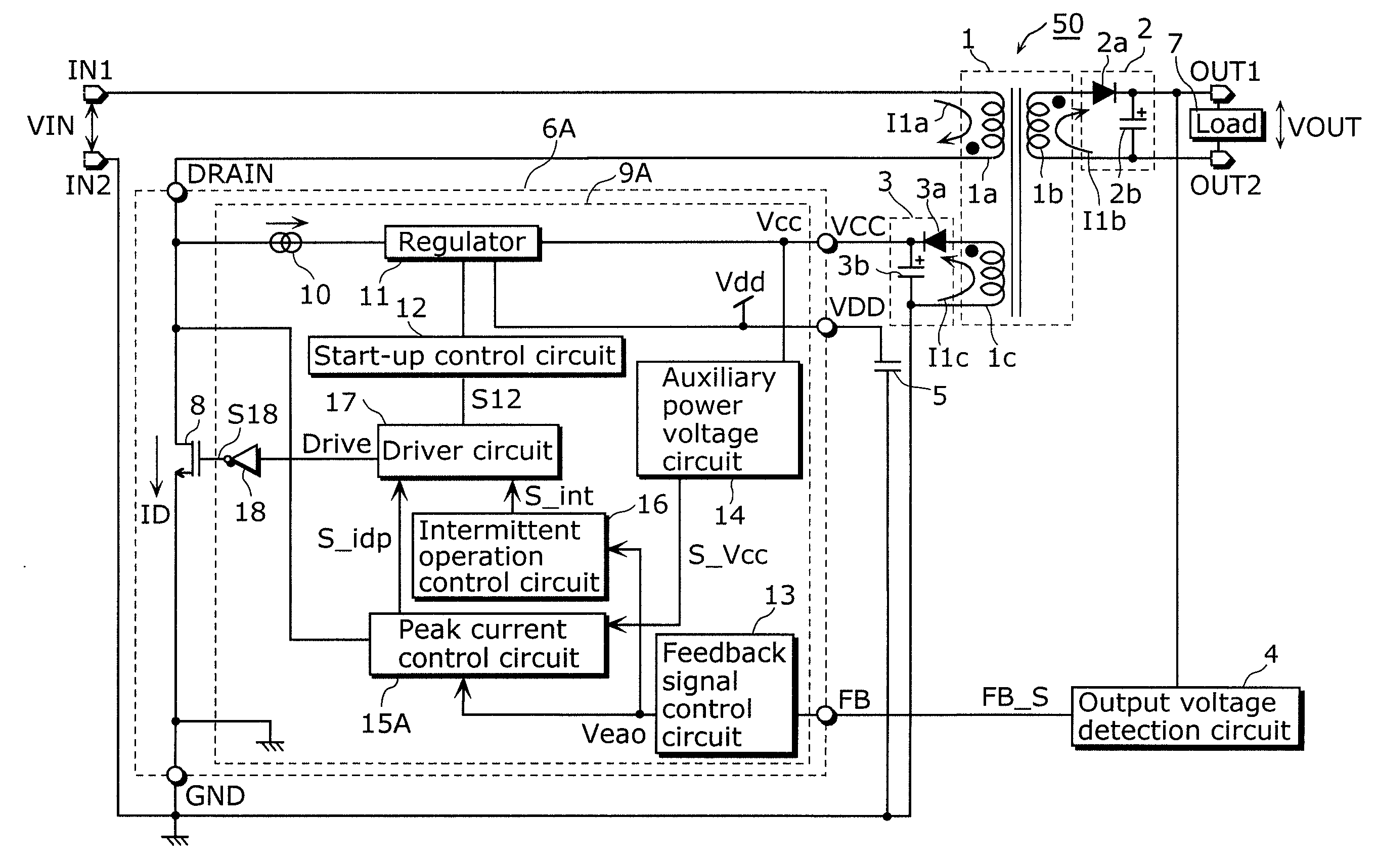 Switching power supply apparatus and semiconductor device