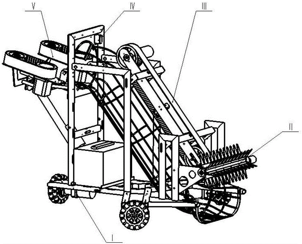 Omni-directional movable automatic ball picking and ball dribbling assistant training robot