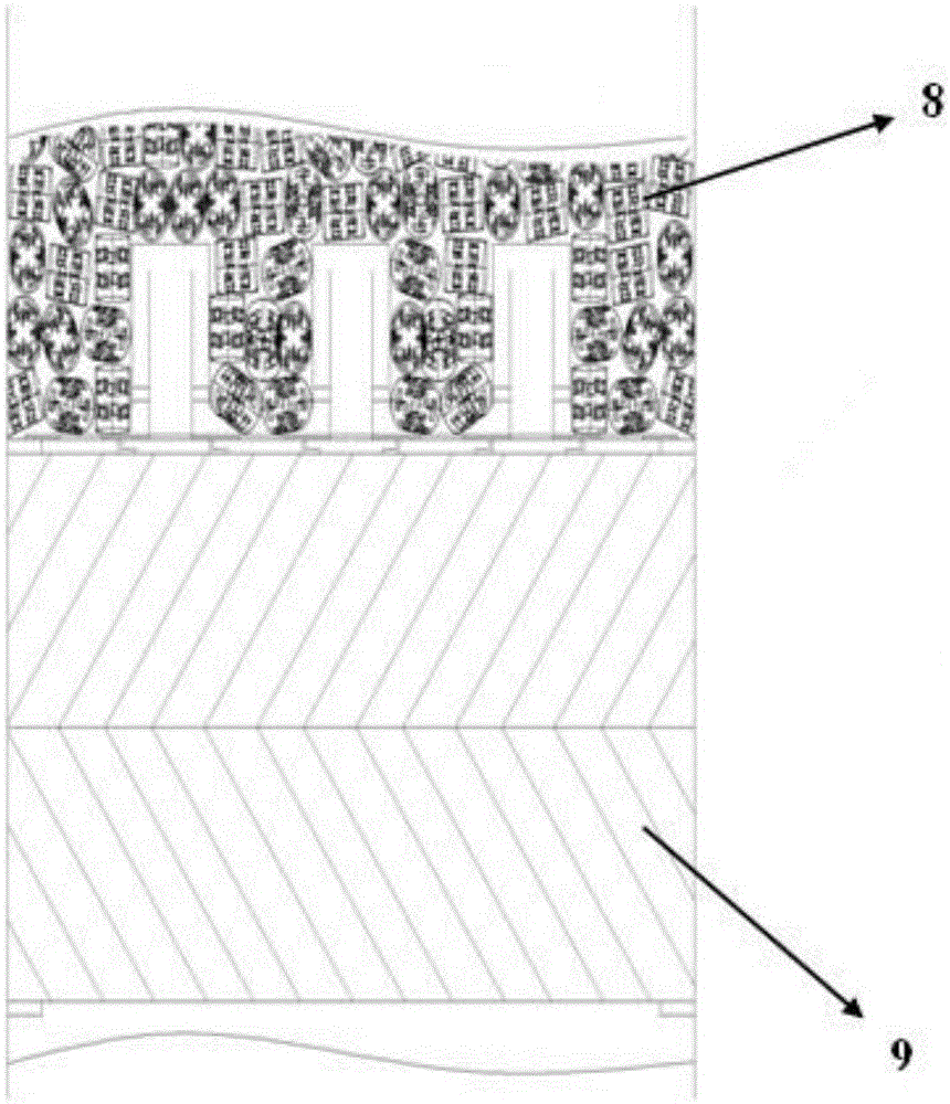 A light and heavy phase redistribution device for a liquid-liquid extraction packed tower