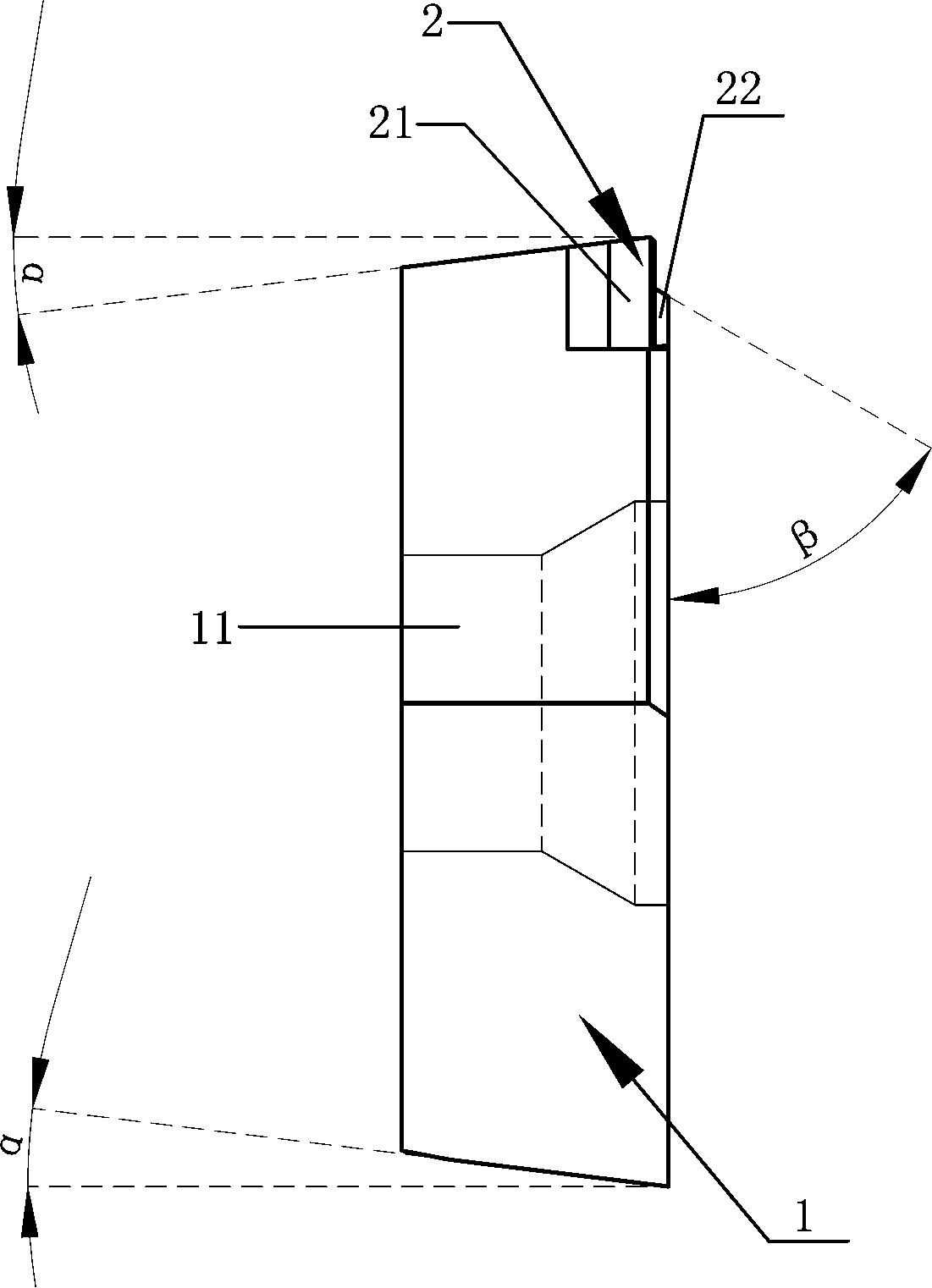 Turning tool capable of realizing chip breaking