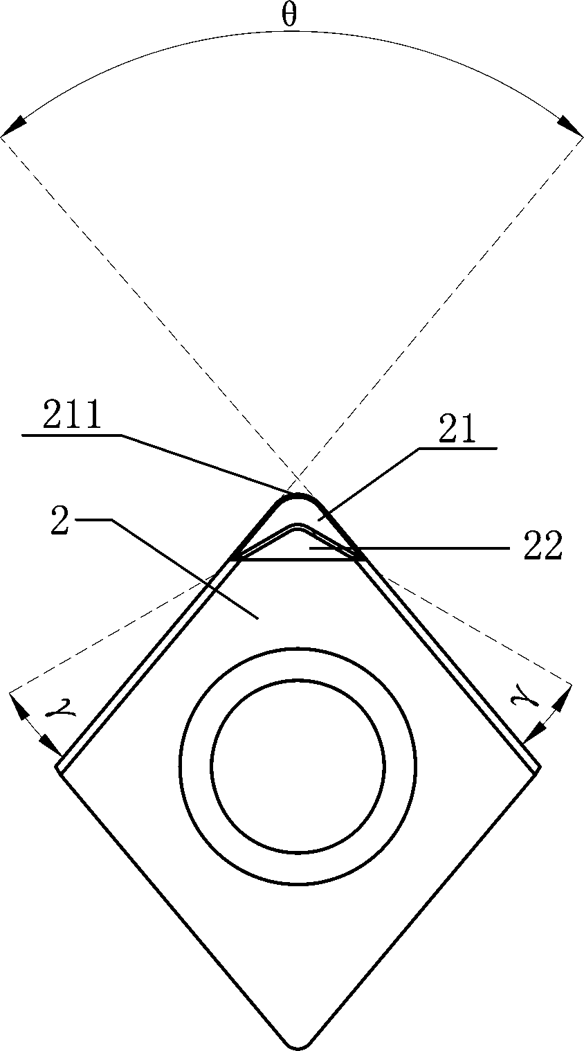 Turning tool capable of realizing chip breaking