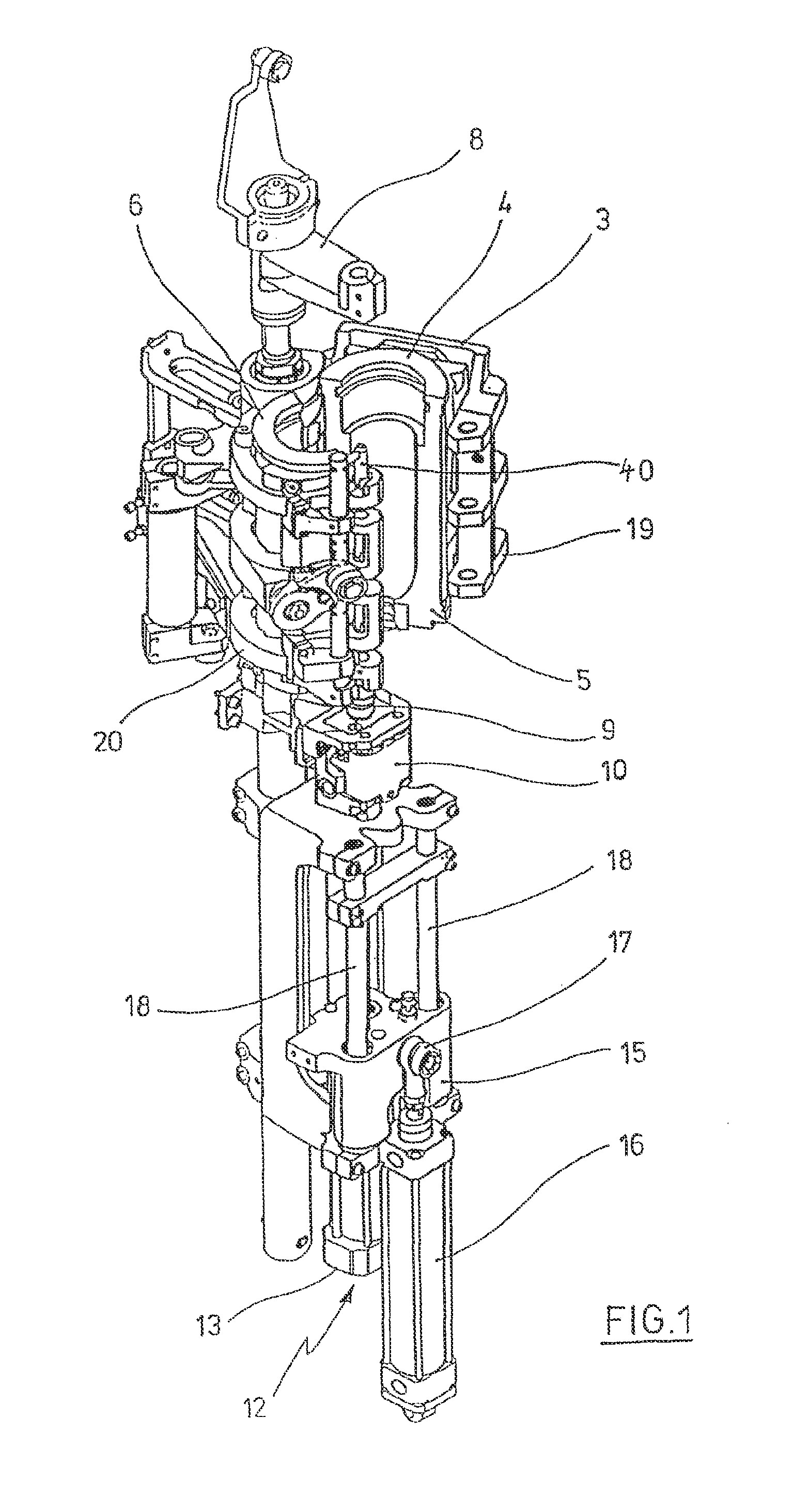 Method and device for blow molding containers