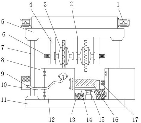 Polishing device for film color-changing sheet