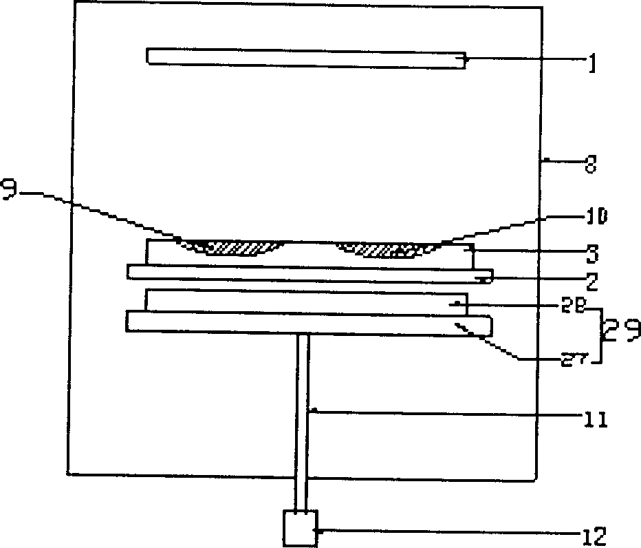 Rotary magnetic field planar target magnetic-controlled sputtering apparatus