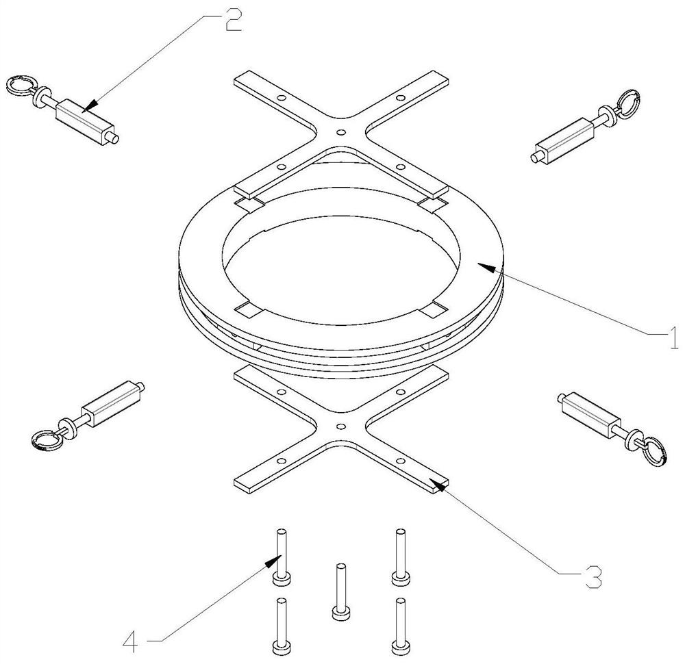 Jumper spacer capable of being split and adjusted and environment-friendly surface treatment device of jumper spacer