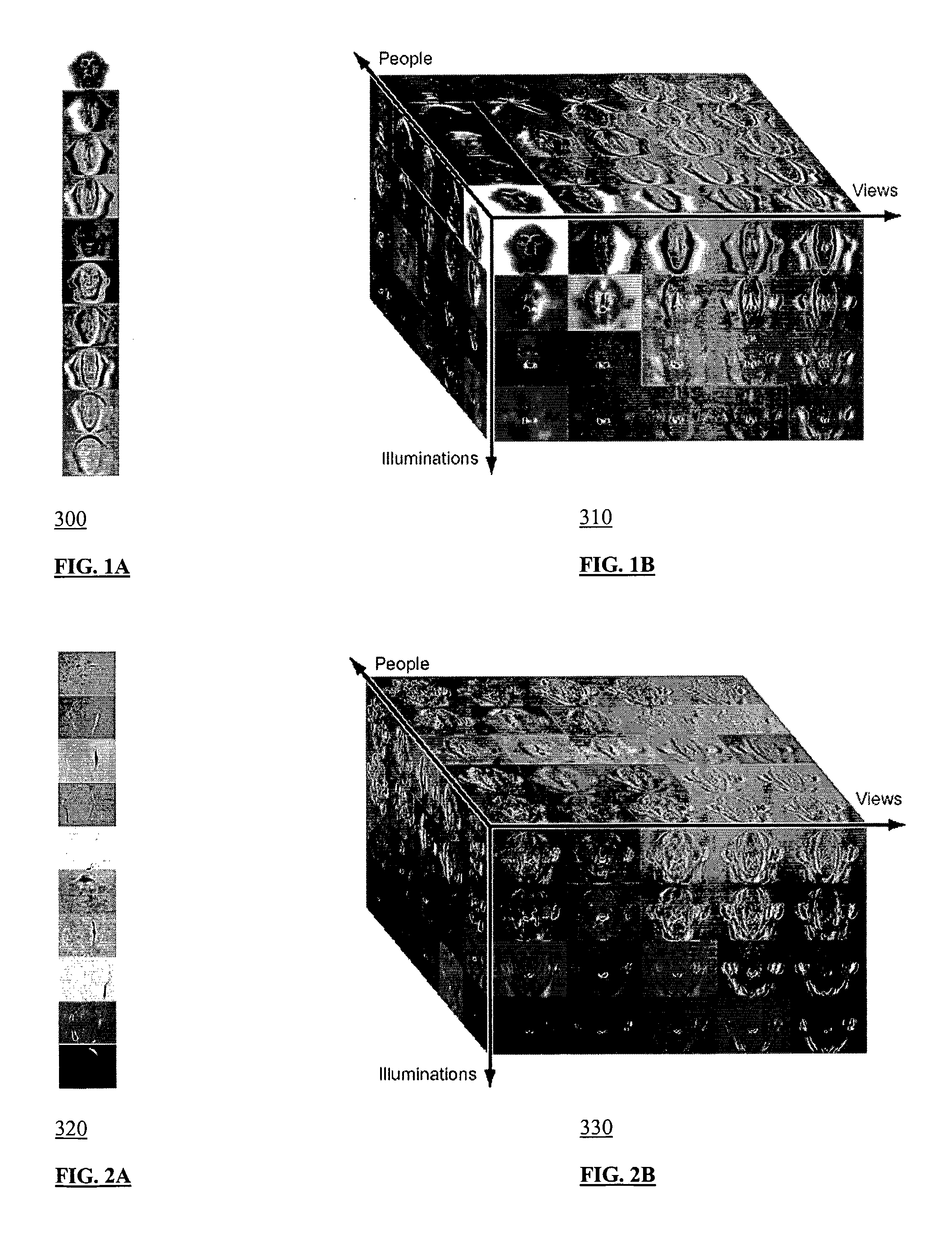 Method, System, Storage Medium, and Data Structure for Image Recognition Using Multilinear Independent Component Analysis