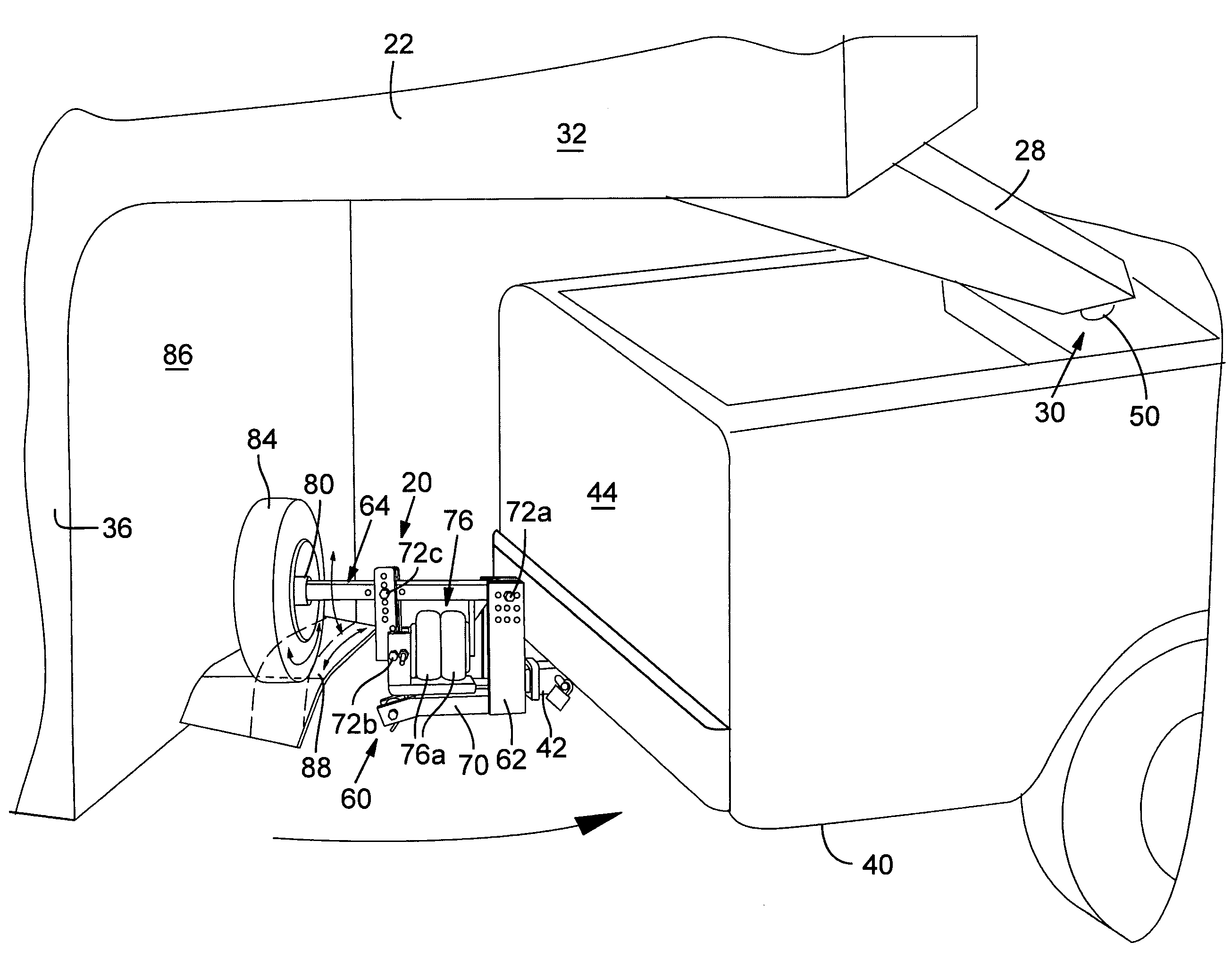 Trailer stabilization and weight distribution device