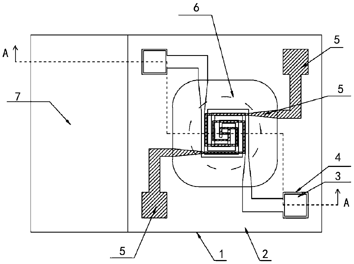 Catalytic combustion type MEMS gas sensor and working method thereof