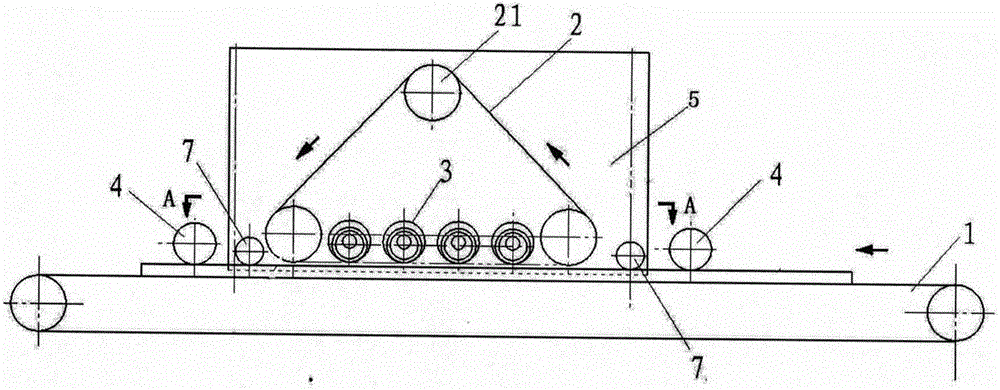 Device for machining irregular uneven surface of wood plate