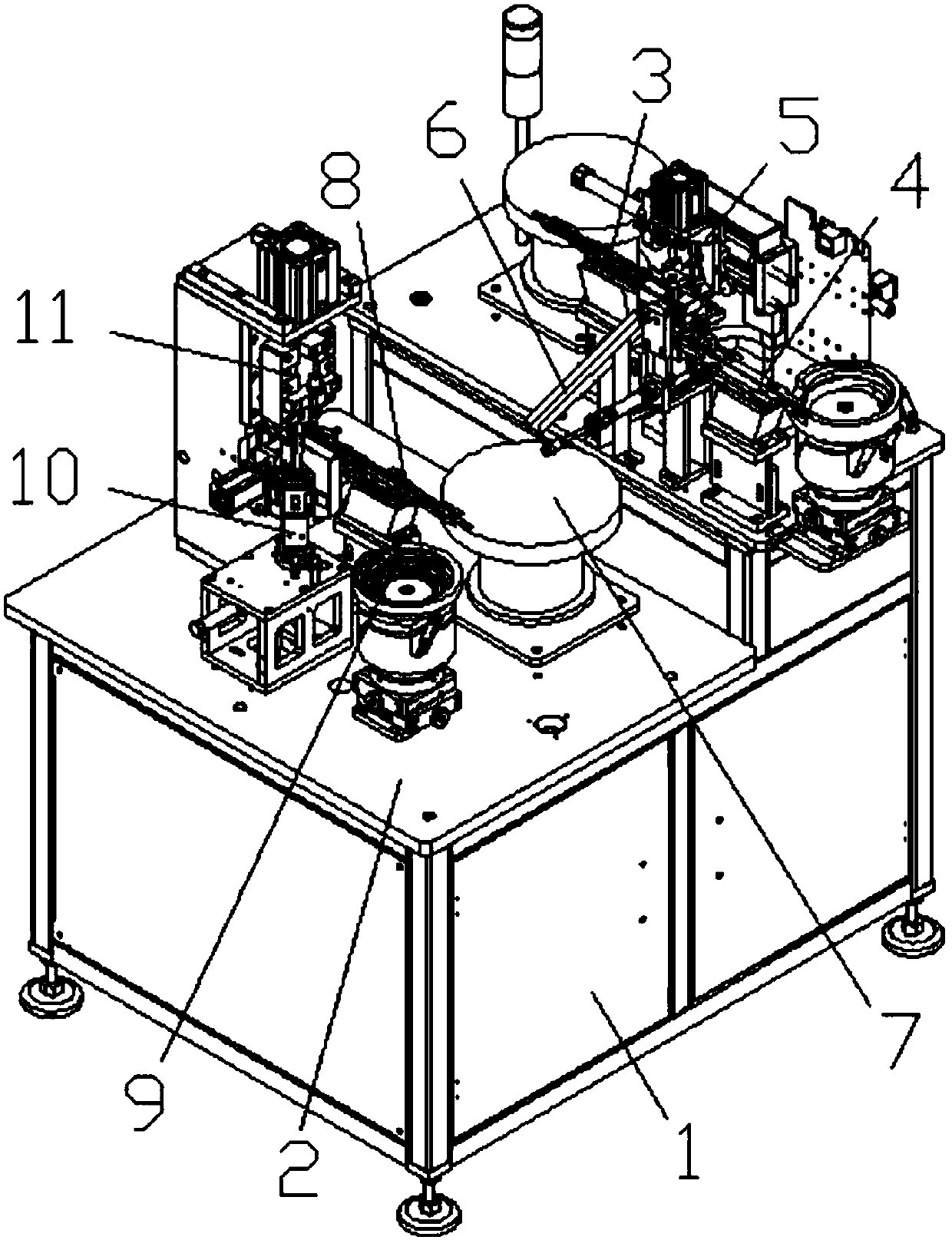 Clock and watch accessory assembling machine