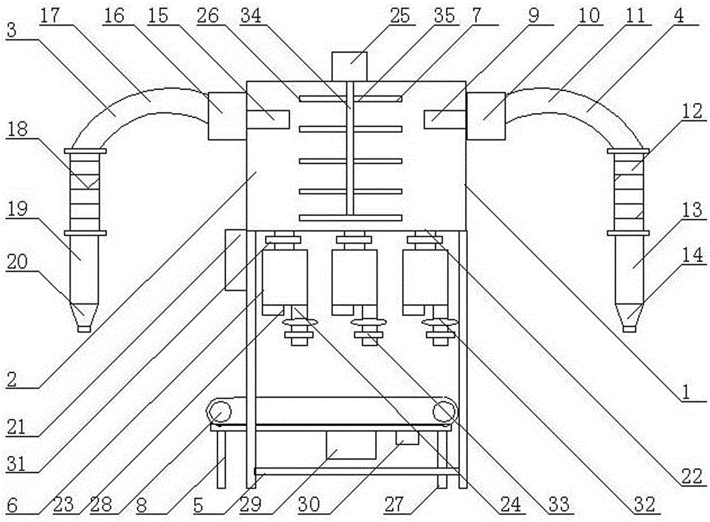 Filling device capable of quantifying liquid-state fertilizer