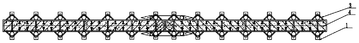 Quick positioning and connecting structure for steel plate shear walls in fabricated building and method