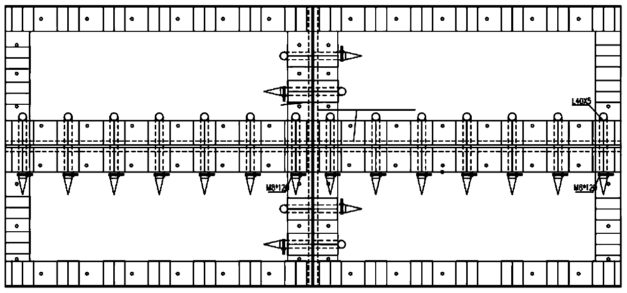 Quick positioning and connecting structure for steel plate shear walls in fabricated building and method