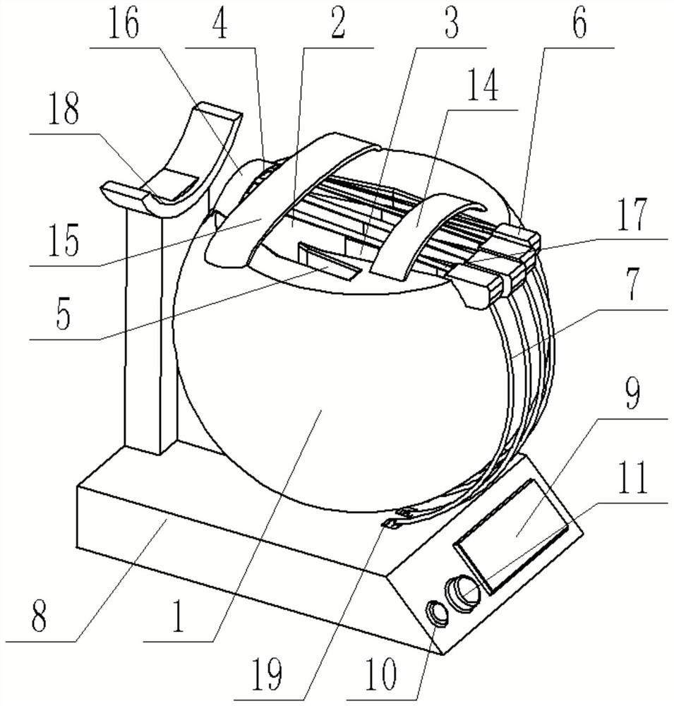 Traction device for finger rehabilitation training