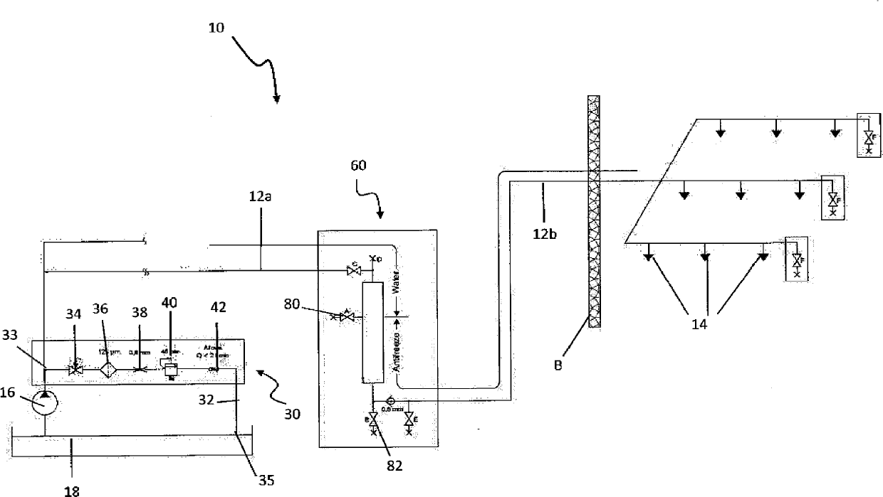 Thermal expansion assembly for water mist fire suppression system