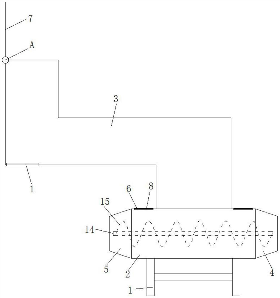 Energy-saving forage grass drying device