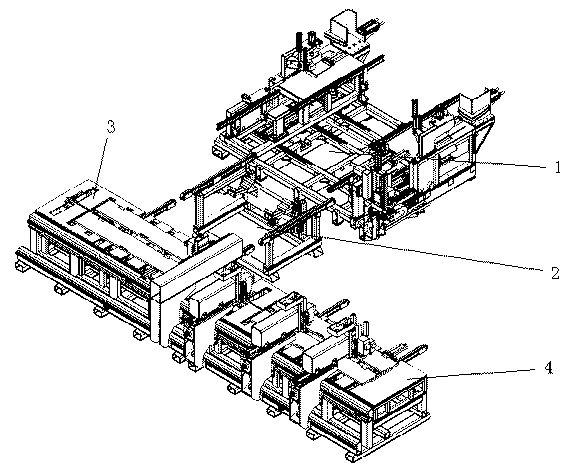 Combination machining tool for installation position of door pocket frame