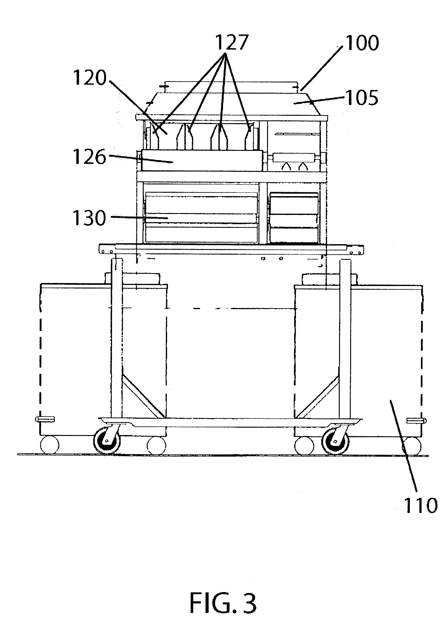 Fast-food sandwich preparation kitchen arrangement