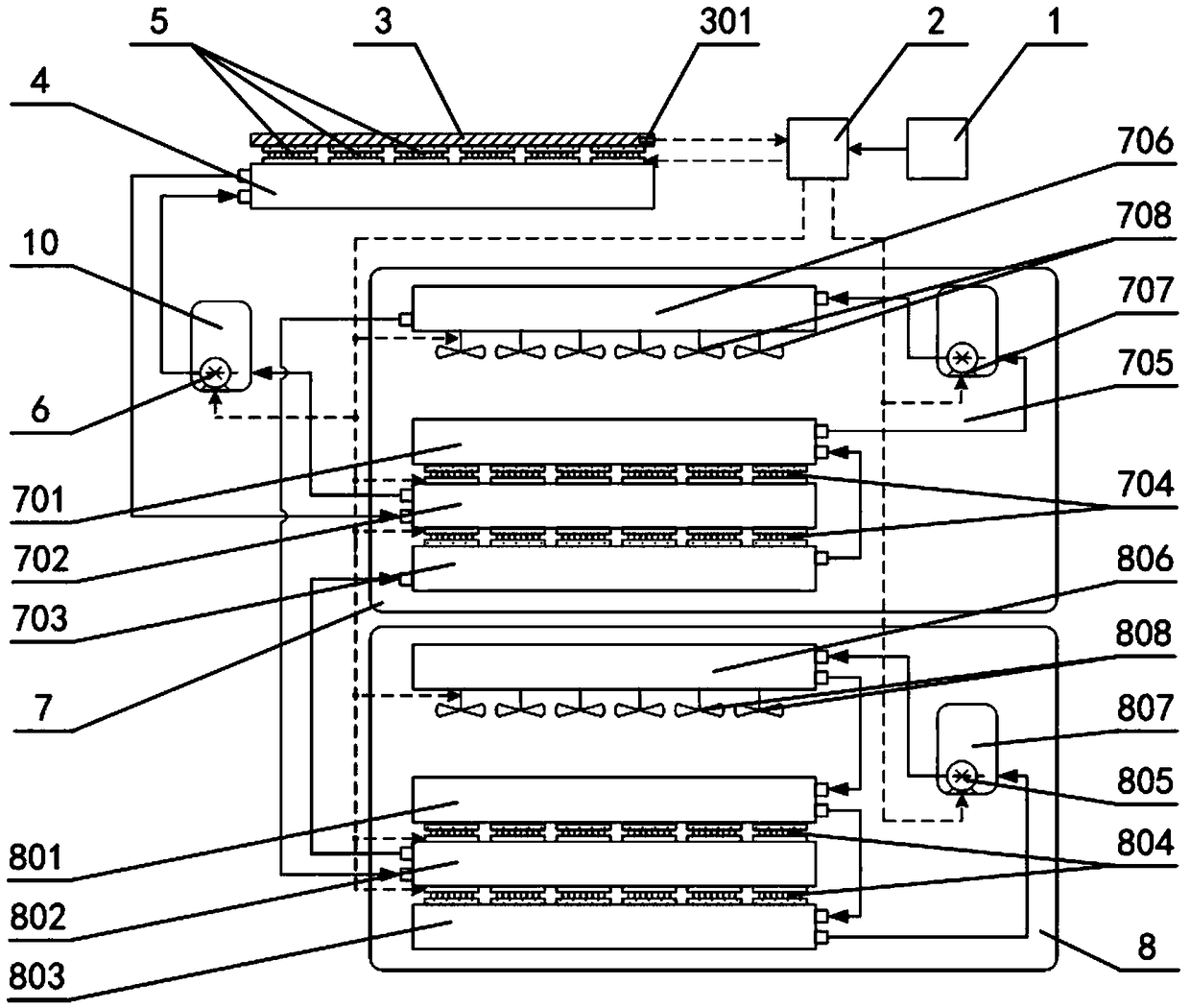 Temperature increasing and decreasing adjustment instrument based on semiconductor refrigeration and heating technology