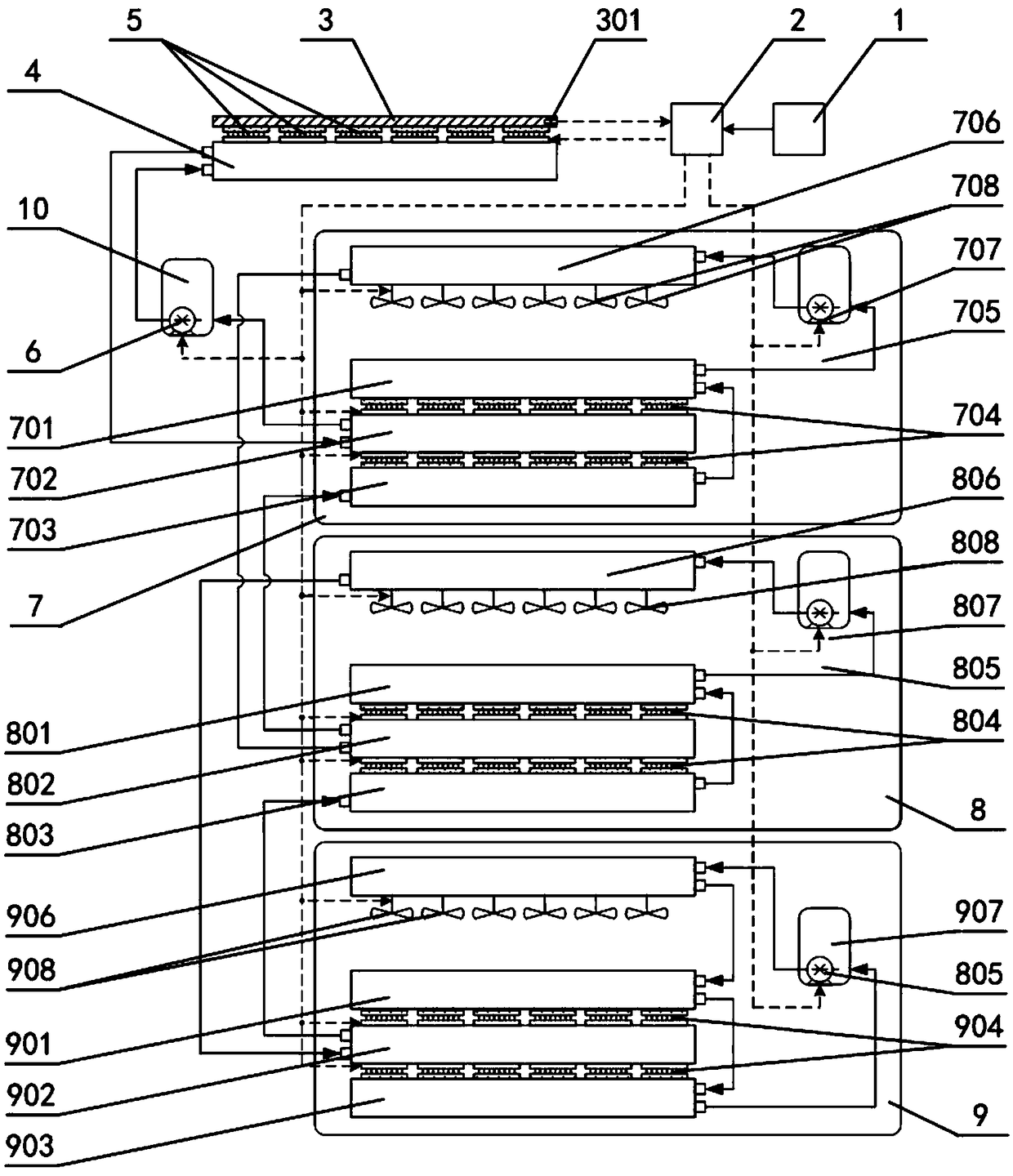 Temperature increasing and decreasing adjustment instrument based on semiconductor refrigeration and heating technology