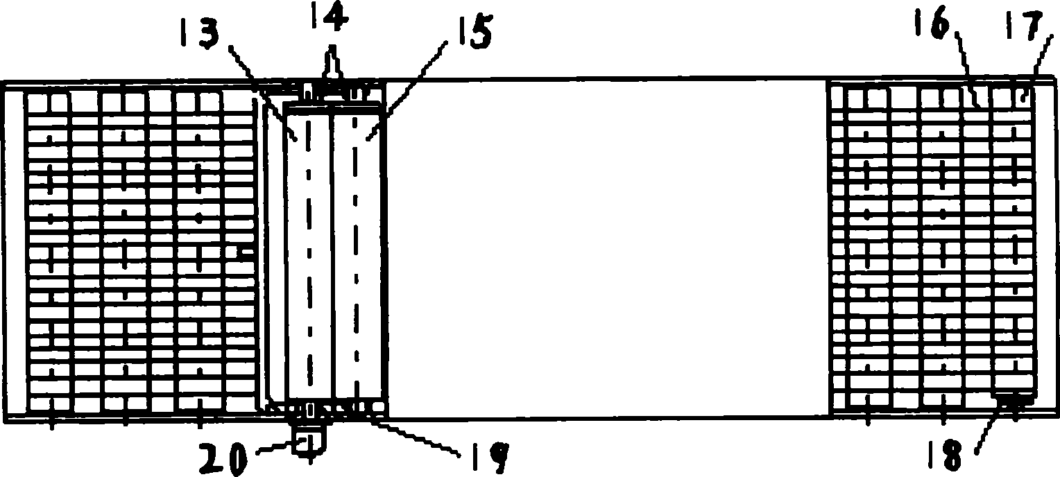 Fur illumination radiation bleaching device