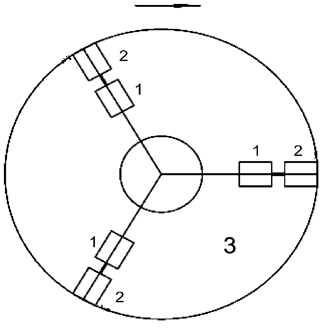 Rotation variable pitch test stand