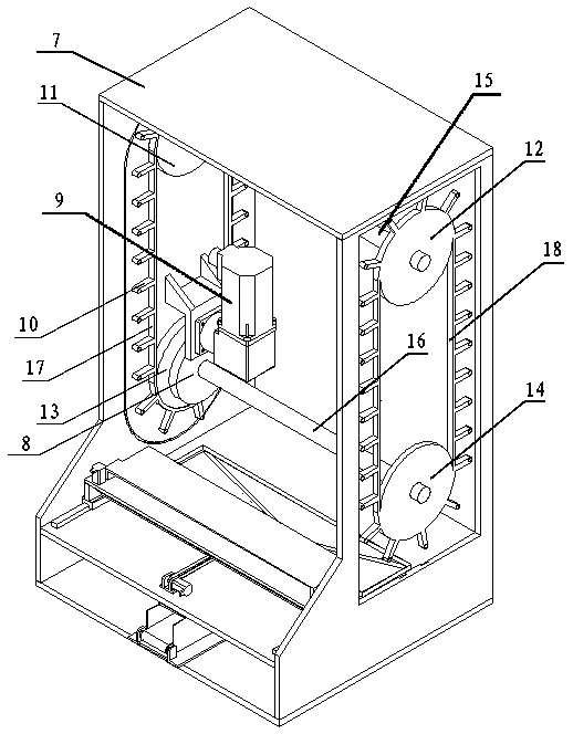 Self-service identification card taking machine and using method thereof