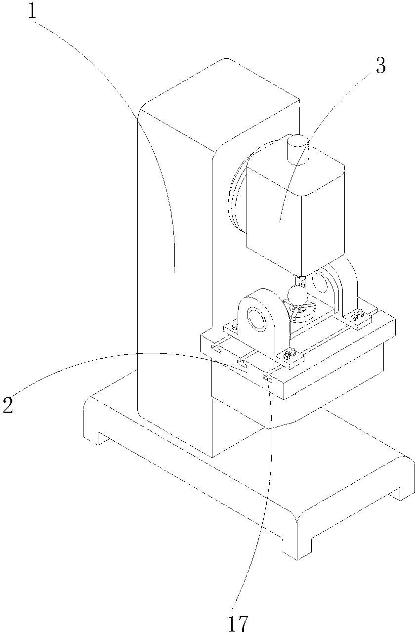 Processing tool and processing method for novel net rack bolt ball