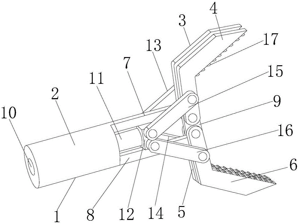 Clamping device for electrical equipment overhauling and installing