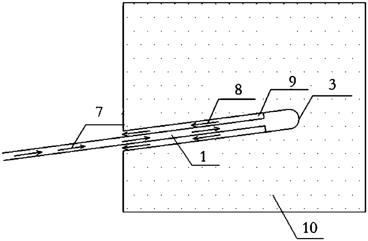 Jet-type hole forming tool and hole forming construction method