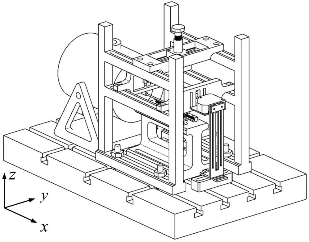 Frictional wear experimental device capable of realizing time-varying positive pressure