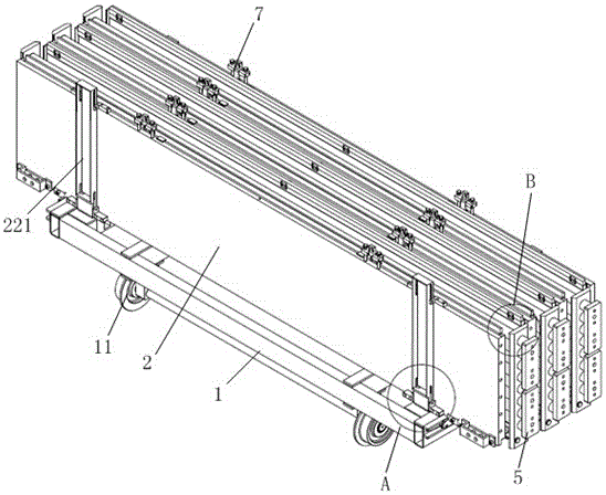 Novel mold for automatically producing magnesite brick