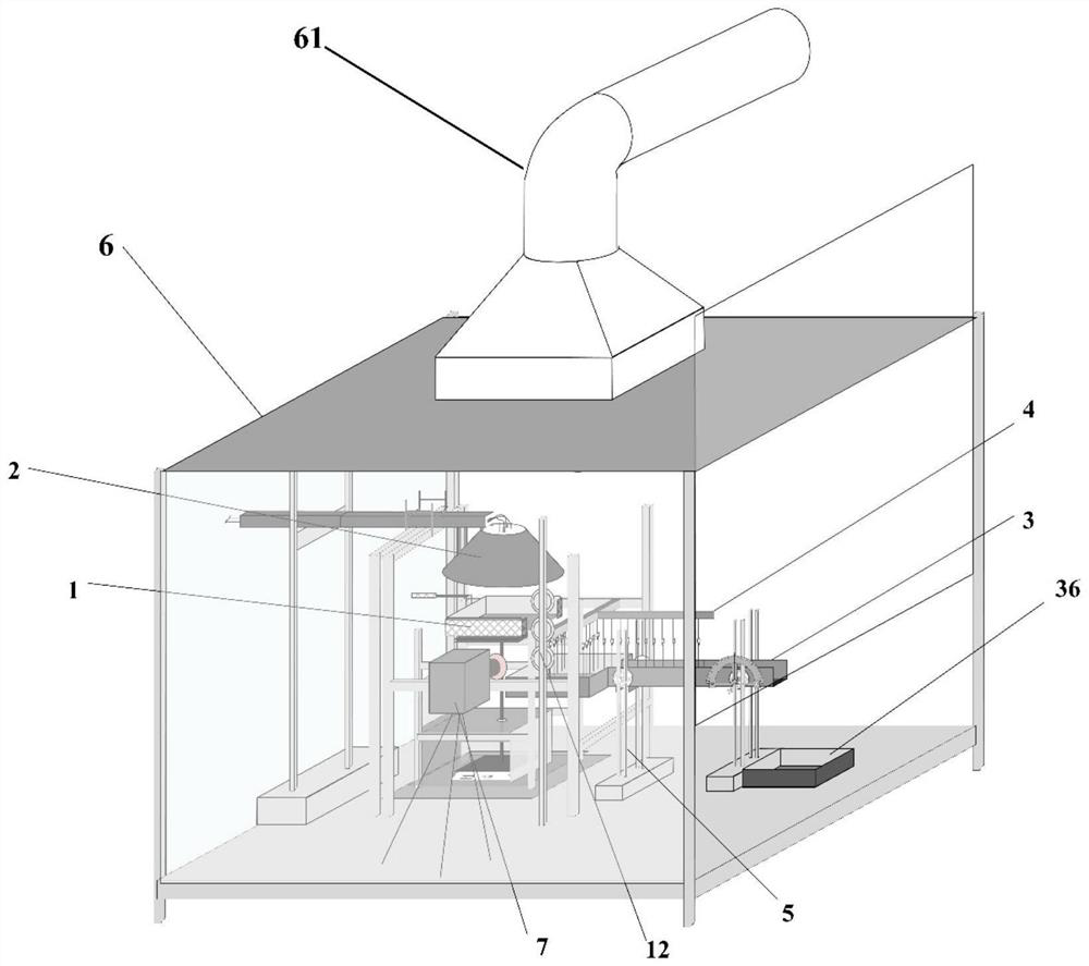 Experimental device for solution droplet research