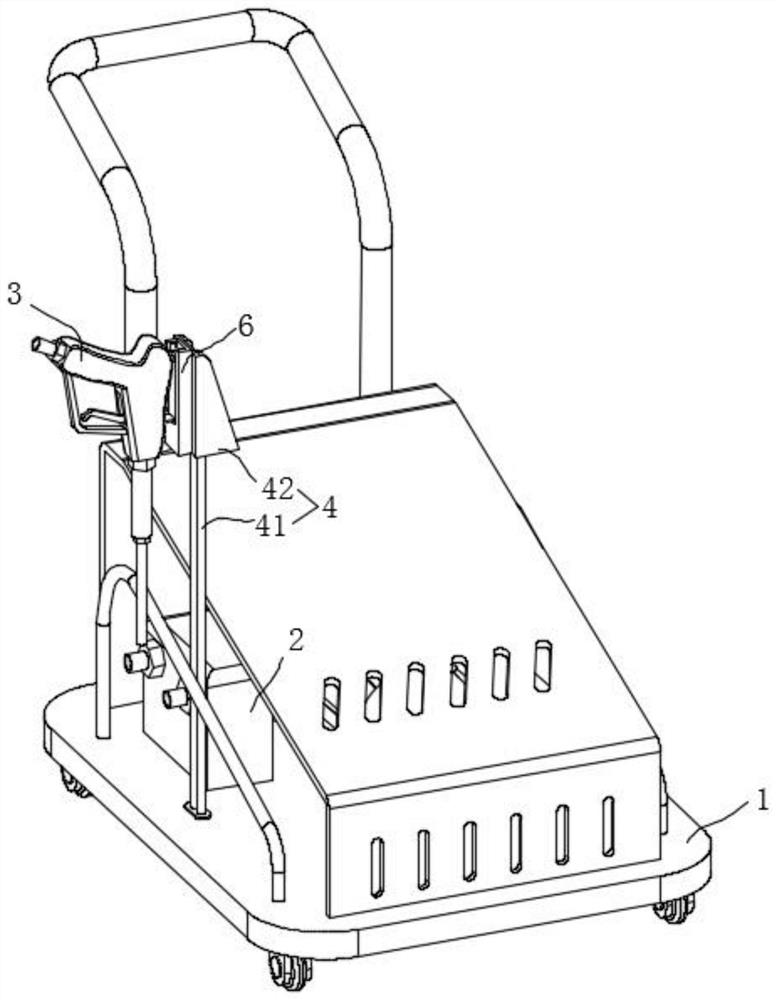 A high pressure washer