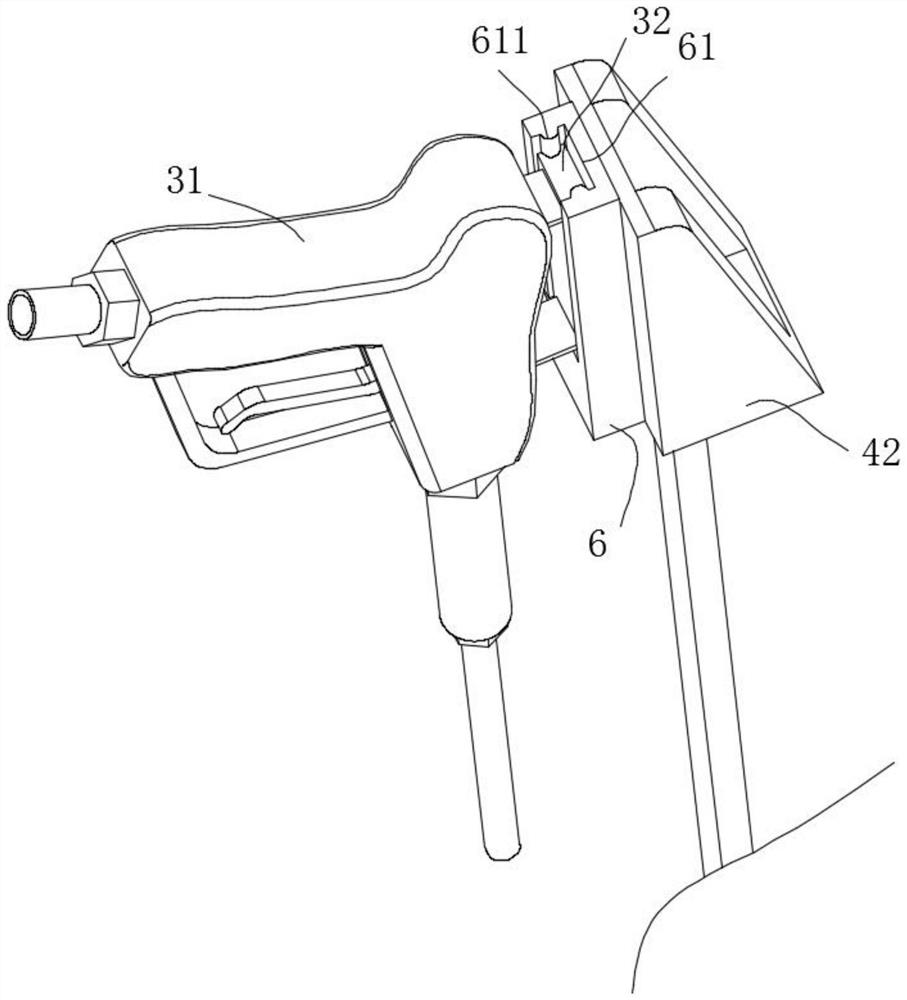 A high pressure washer