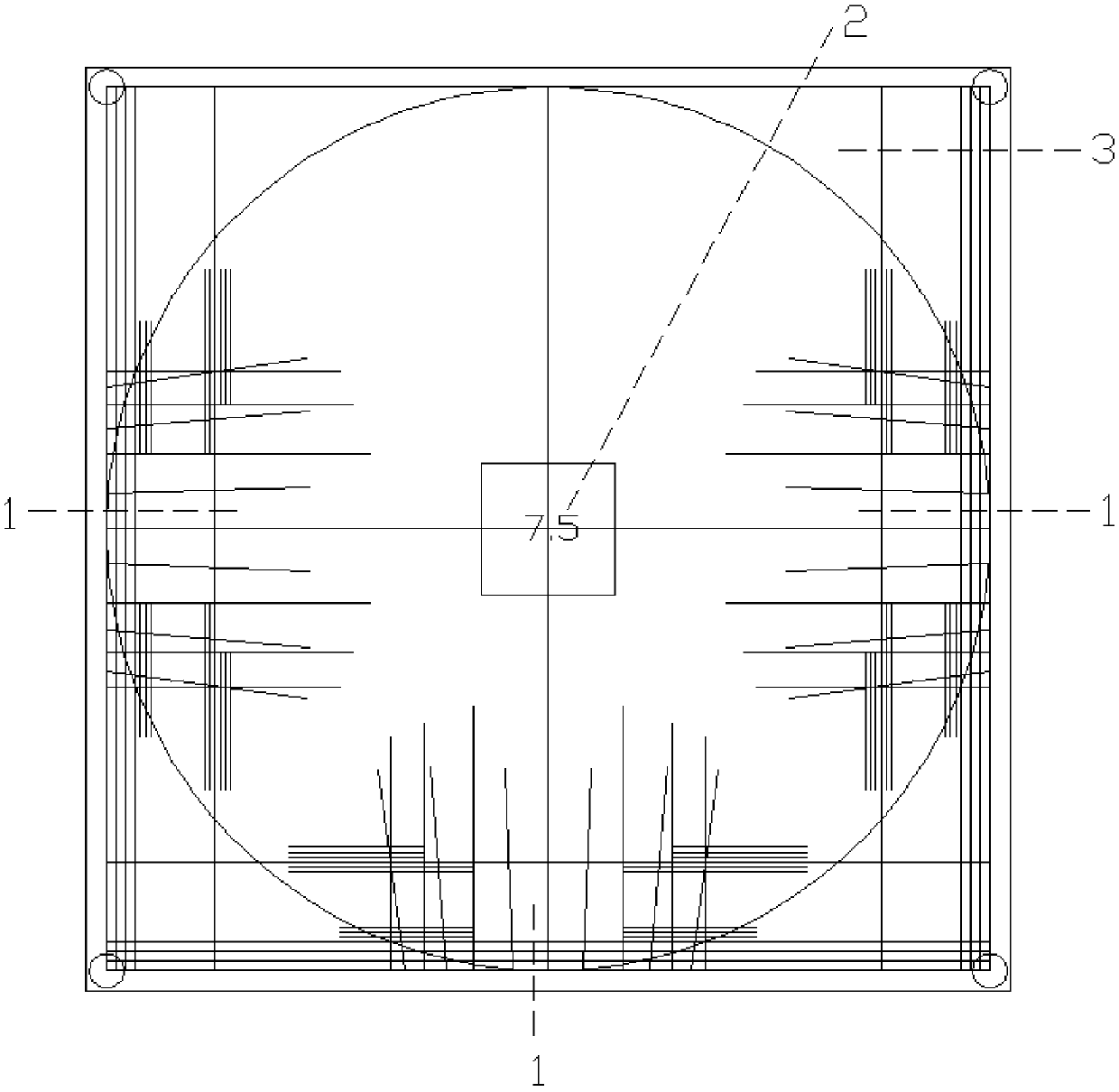 Dental card and method for measuring dental model sizes based on dental card comparison