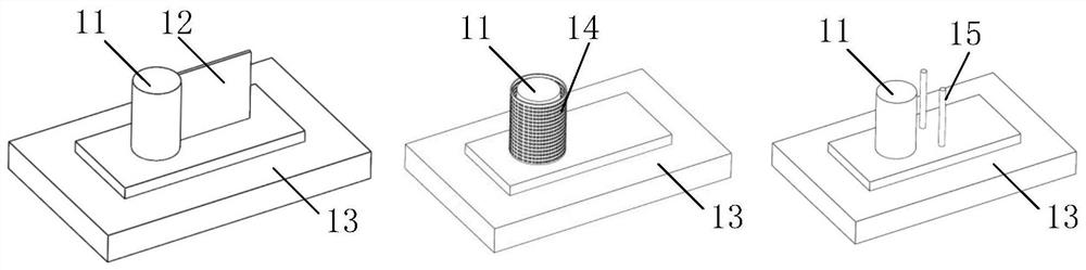 Experimental testing device for flow field effect of flow control technology under limited channel condition