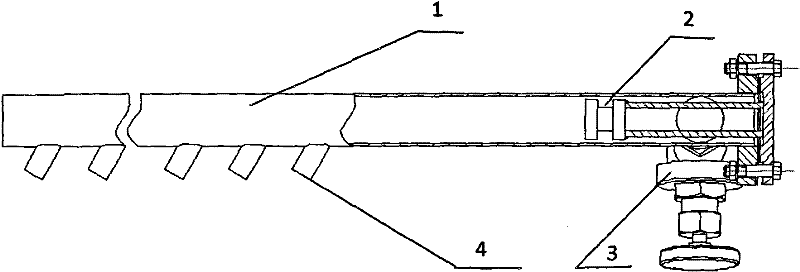 Vibration inducing device for strengthening heat exchange of elastic tube bundle heat exchanger