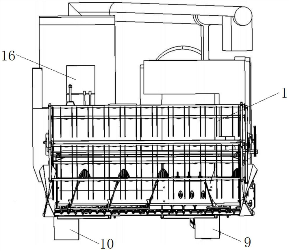 Low-loss ratooning rice harvester and method thereof