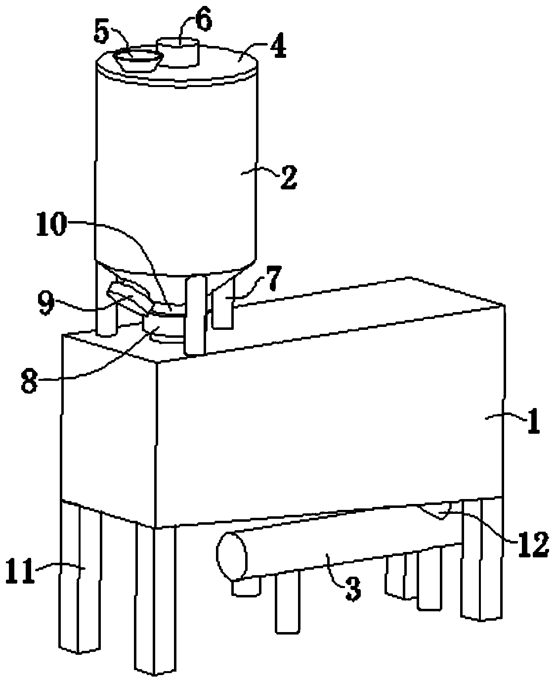 Impact-erosion resistant marine concrete dual-ash gelling powder and preparation method and device thereof