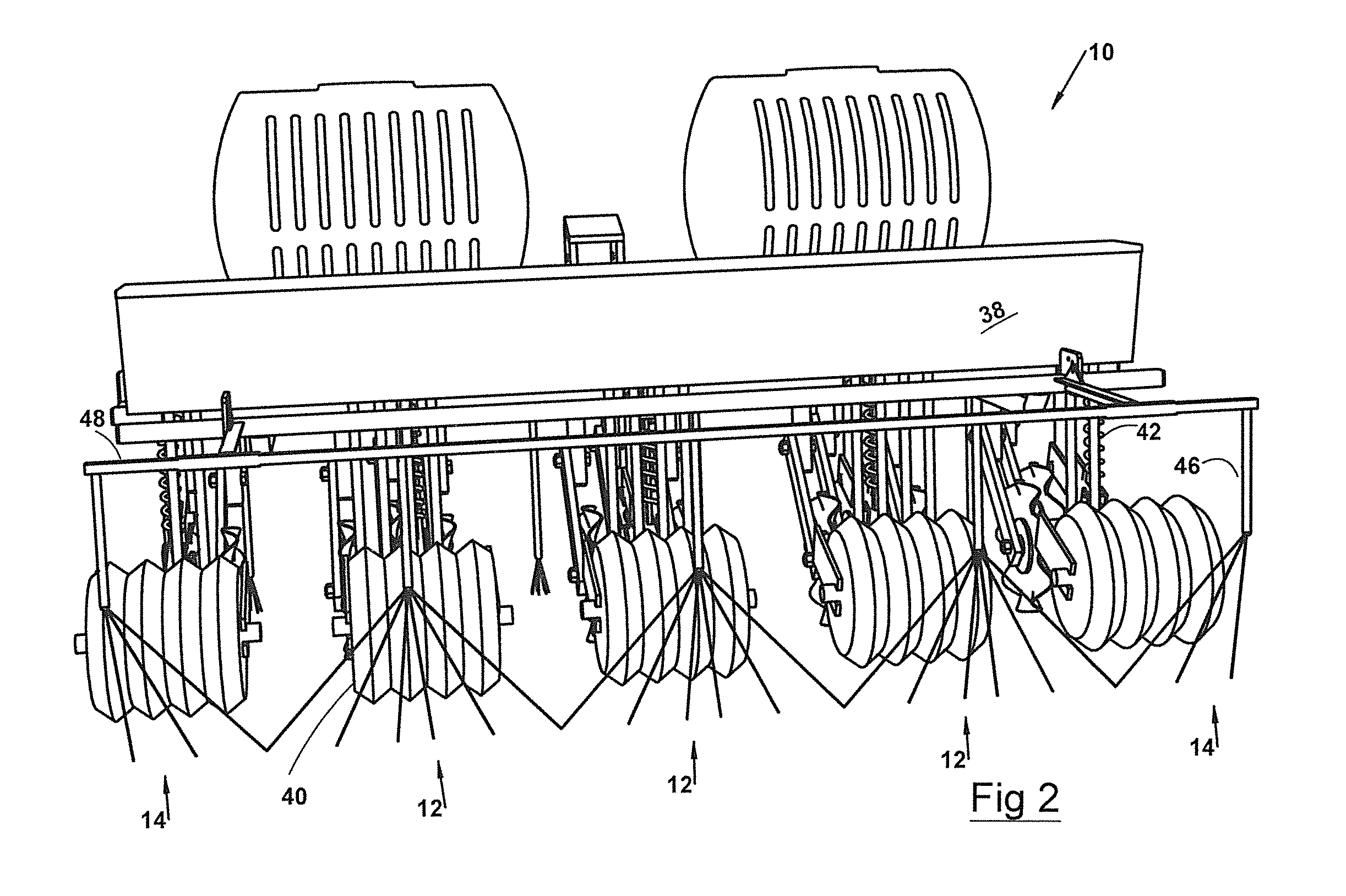 Apparatus and method for no-till inter-row simultaneous application of herbicide and fertilizer, soil preparation, and seeding of a cover crop in a standing crop